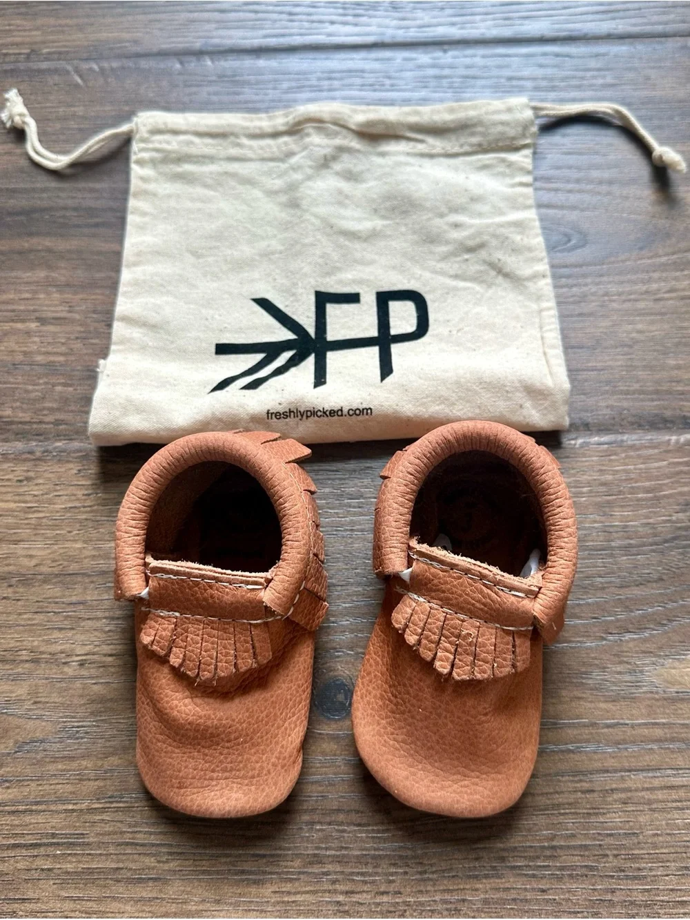 Freshly Picked genuine leather